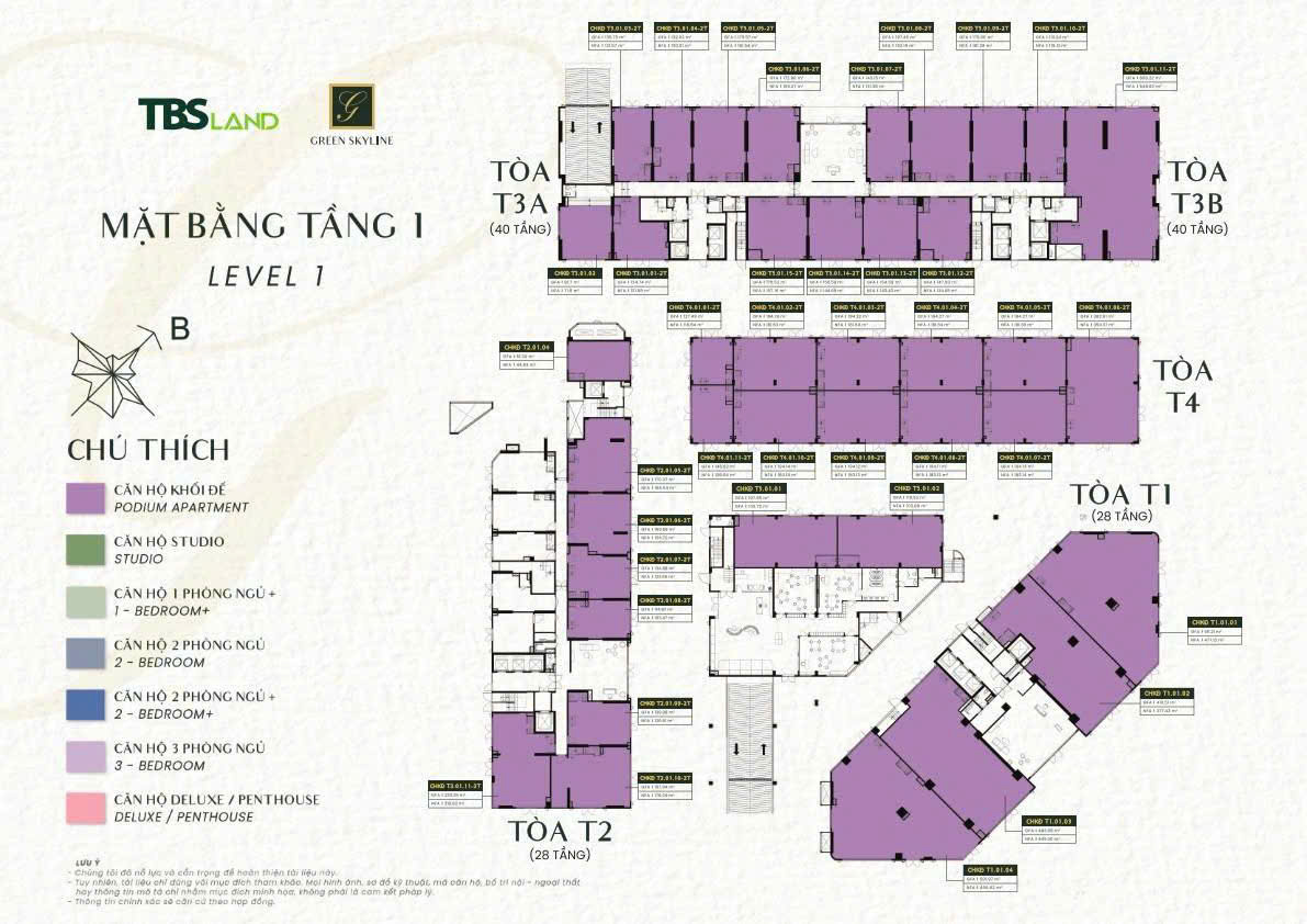 mặt bằng tầng 1 shophouse